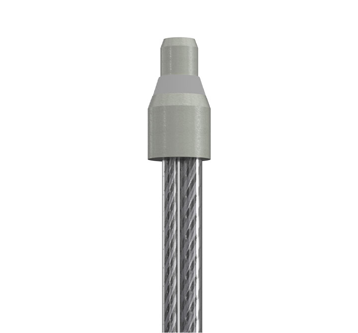 Double SBE 3x3-5x5 with insulator for HCF power cable 2pin